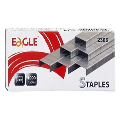 Tűzőkapocs EAGLE 23/6 1000 darabos