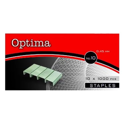 Tűzőkapocs OPTIMA No.10 1000 darabos