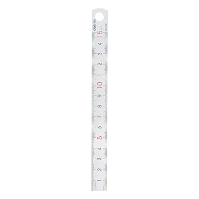 Vonalzó DELI fém 15 cm