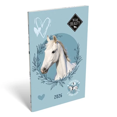 Zsebnaptár LIZZY CARD A/6 heti papírborítós Wild beauty sport club 2026.