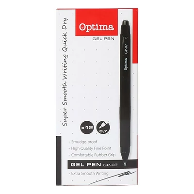 Zseléstoll OPTIMA GP-07 0,7mm fekete